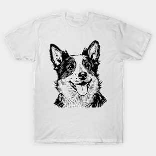HAPPY DOG ILLUSTRATION T-Shirt